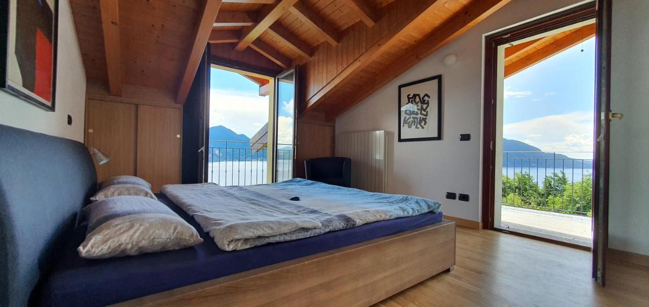 Bella Vista Lago Maggiore Einzigartiger Blick 365 Tagen กิฟฟา ภายนอก รูปภาพ